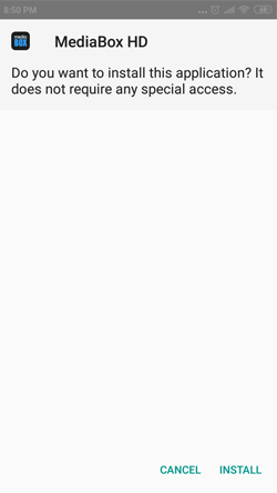 Install MediaBox HD App on Android Smartphones